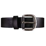 BUCKLE CHAD 38MM FULL GRAIN BUFFALO BELT-big mens basics-BIGGUY.COM.AU