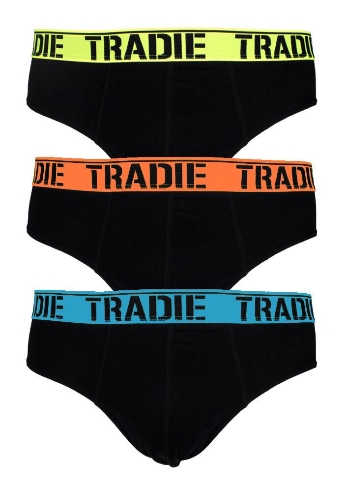 TRADIE 3 PACK HIPSTER BRIEF - BIG SIZE MENS CLOTHING | BASIC BIG MENS ...