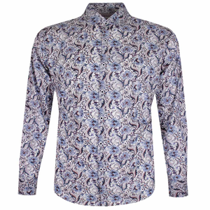 JIMMY STUART DAMASK FLOWER L/S SHIRT