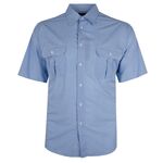 CIPOLLINI GINGHAM 2 POCKET S/S SHIRT-shirts casual & business-BIGGUY.COM.AU