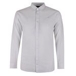 RAGING BULL PLAIN LINEN BLEND L/S SHIRT-shirts casual & business-BIGGUY.COM.AU