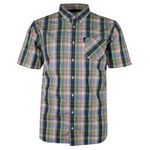 BEN SHERMAN OVER CHECK S/S SHIRT-shirts casual & business-BIGGUY.COM.AU