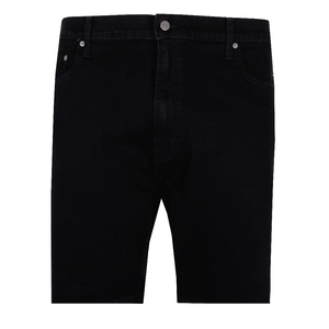 LEVI BLACK 504 STANDARD DENIM SHORTS