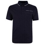 DUKE DARWIN JACQUARD POLO-sale clearance-BIGGUY.COM.AU