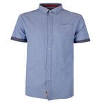 DUKE HAZELWOOD LINEN BLEND S/S SHIRT-new arrivals-BIGGUY.COM.AU