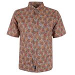 CIPOLLINI ORANGE TROPICAL S/S SHIRT-new arrivals-BIGGUY.COM.AU