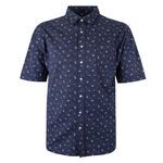 BLUE HORIZON 891 LEAF S/S SHIRT-new arrivals-BIGGUY.COM.AU