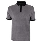 BACKBAY MESMERIZING JACQUARD POLO-sale clearance-BIGGUY.COM.AU