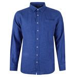 BACKBAY .225 PLAIN LINEN L/S SHIRT-new arrivals-BIGGUY.COM.AU