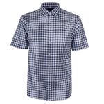 PERRONE 300 LINEN MIX S/S SHIRT-new arrivals-BIGGUY.COM.AU