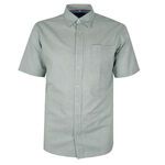 PERRONE GREEN LINEN BLEND S/S SHIRT -shirts-BIGGUY.COM.AU