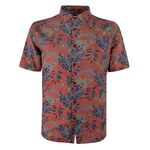 GAZMAN TROPICANA LINEN BLEND S/S SHIRT-sale clearance-BIGGUY.COM.AU